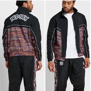 NWT Nike Brooklyn Nets NBA Bed Stuy‎ Windbreaker Casual Jacket
